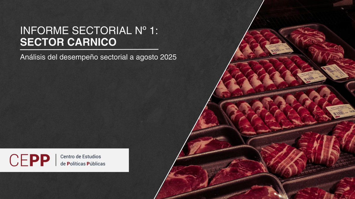 📊 Primer Informe Sectorial del CEPP: 

SECTOR CARNICO 🥩

El sector cárnico uruguayo a agosto de 2025 presenta un panorama dinámico, con precios firmes y mercados en reconfiguración. 

A continuación las principales novedades: