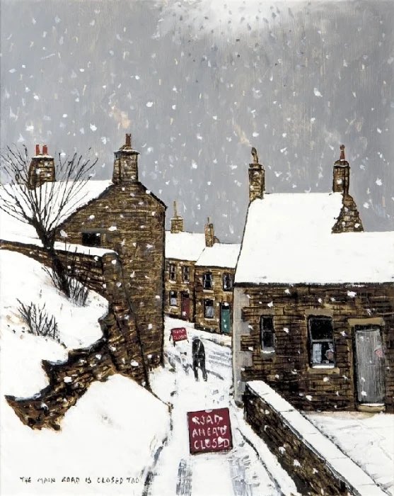 ‘The main road is closed too’ by Peter Brook RBA