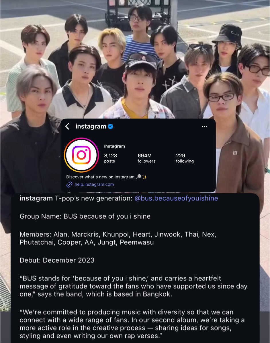แอคใหญ่ 694 ล้านฟอลลงคลิปของบัสอะ 🥹 ยิ่งใหญ่มากกกก ขนลุก พวกนางเว่อมากๆ แล้วแคปชั่นโคตรดี ขอบคุณแอคใหญ่ไอจีมากๆค่ะ
#BUSbecauseofyouishine