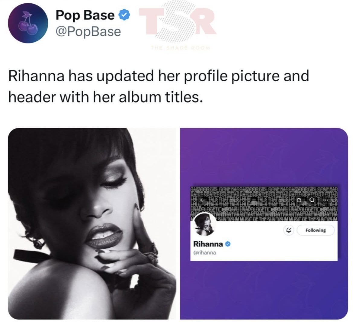 GotDamnZo's tweet photo. RIHANNA PLEASE PLEASE DONT PLAY WITH MY EMOTIONS THIS BETTER NOT BE PROMO FOR SOME MAKEUP OR LINGERIE https://t.co/x3H8MluBrv
