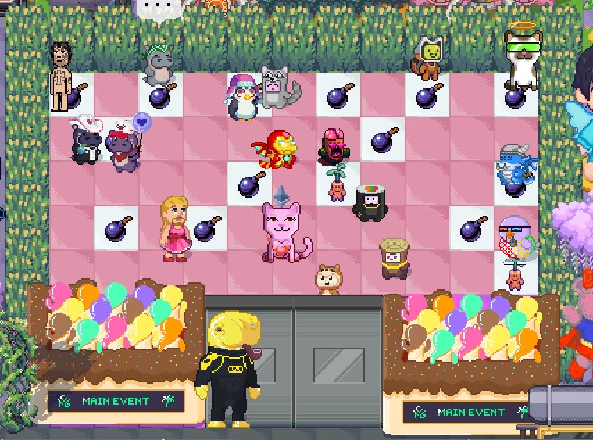 ashdotxyz's tweet image. A proof that everything in @pixels_online is useful and can be fun! ✨
Big thanks to Missy @psychebae1998 for having this great idea to engage with people and to have fun with them! 
ASH Game event is every Monday Night at Land 1022! Come &amp;amp; join to grab some exciting rewards! 🫶