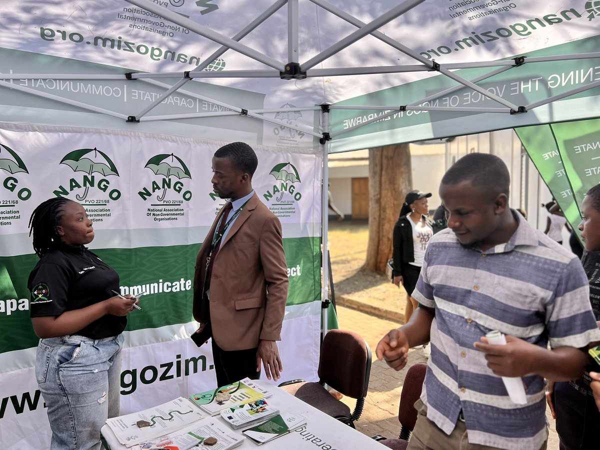 nangozimbabwe's tweet image. 📍 #Day5 at the NANGO Compliance Clinic, ZAS 2025!

Still have questions on the PVO Amendment Act &amp;amp; compliance? 🤔

Visit us behind the @ParliamentZim stand and get clarity on registration, reporting, &amp;amp; NGO governance.

💡 Knowledge = Empowerment.

#CivicSpaceMatters…