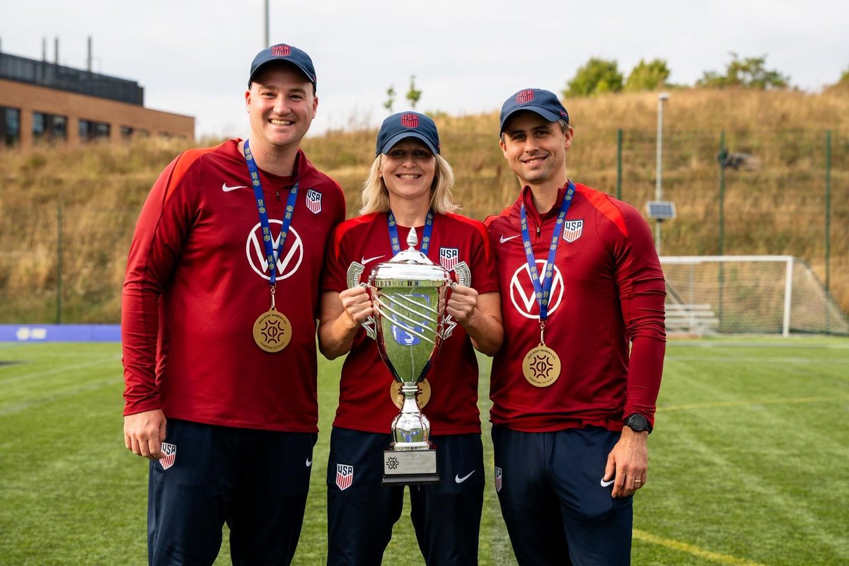 Huge shoutout to Dr. Matt Sherrier, PM&amp;R faculty, who served as team physician for the U.S. Soccer CP Women’s National Team at the IFCPF Intercontinental Cup in England! 🇺🇸⚽ The team brought home the 🏆 #PMR #muscpmr #Physiatry #SportsMedicine #USSoccer #IFCPF
