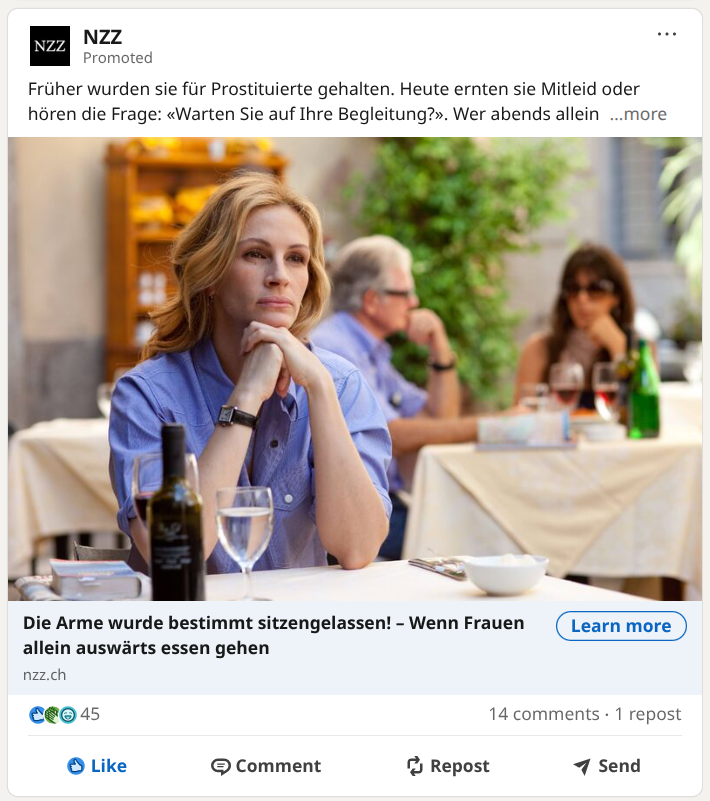 это пост на линкедине видимо с намёком на карьеру которую мне нужно строить на самом деле