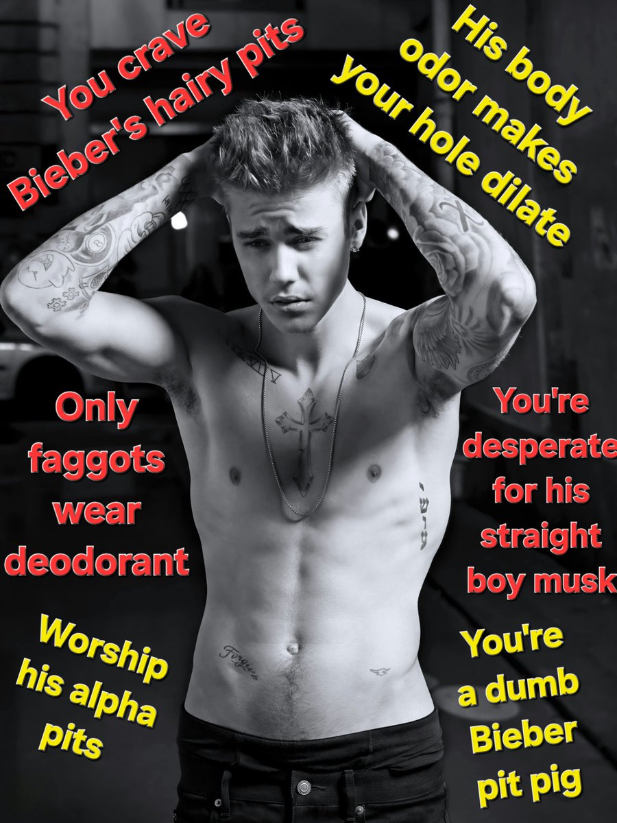 Happy Friday everyone, spend your weekend gooning to Justin's pits.