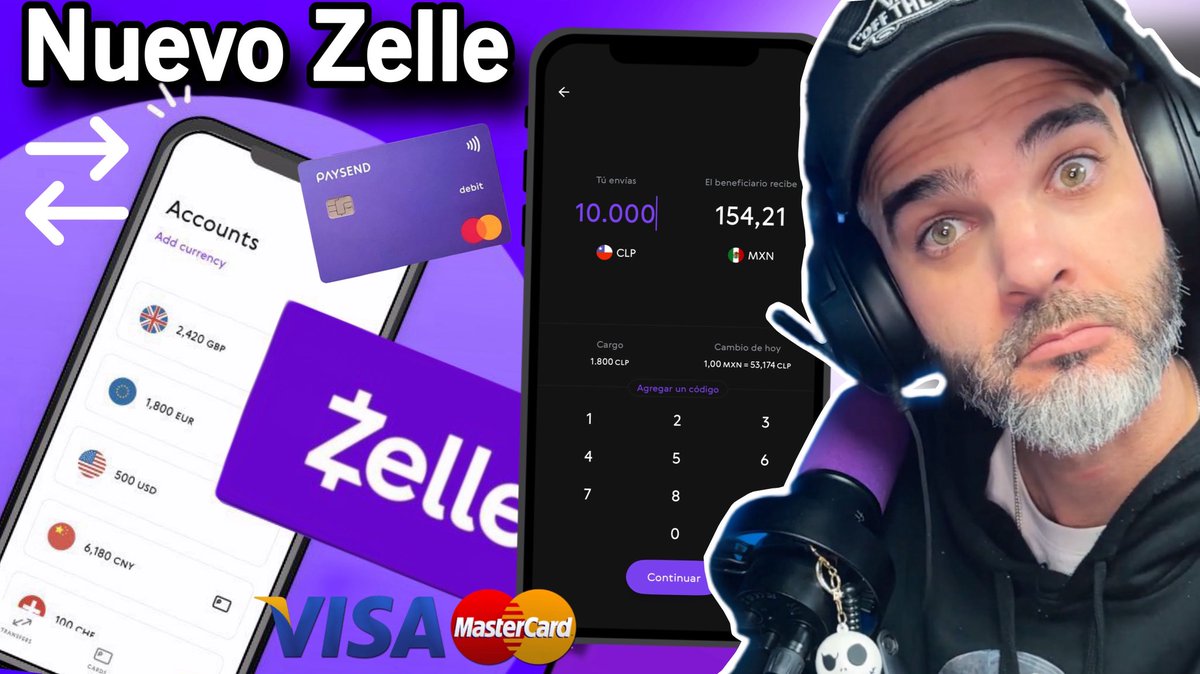 🔥EL NUEVO zelle PARA enviar DINERO y RECARGAR tus TARJETAS visa_mastercard
youtu.be/BiGkK2aHma0