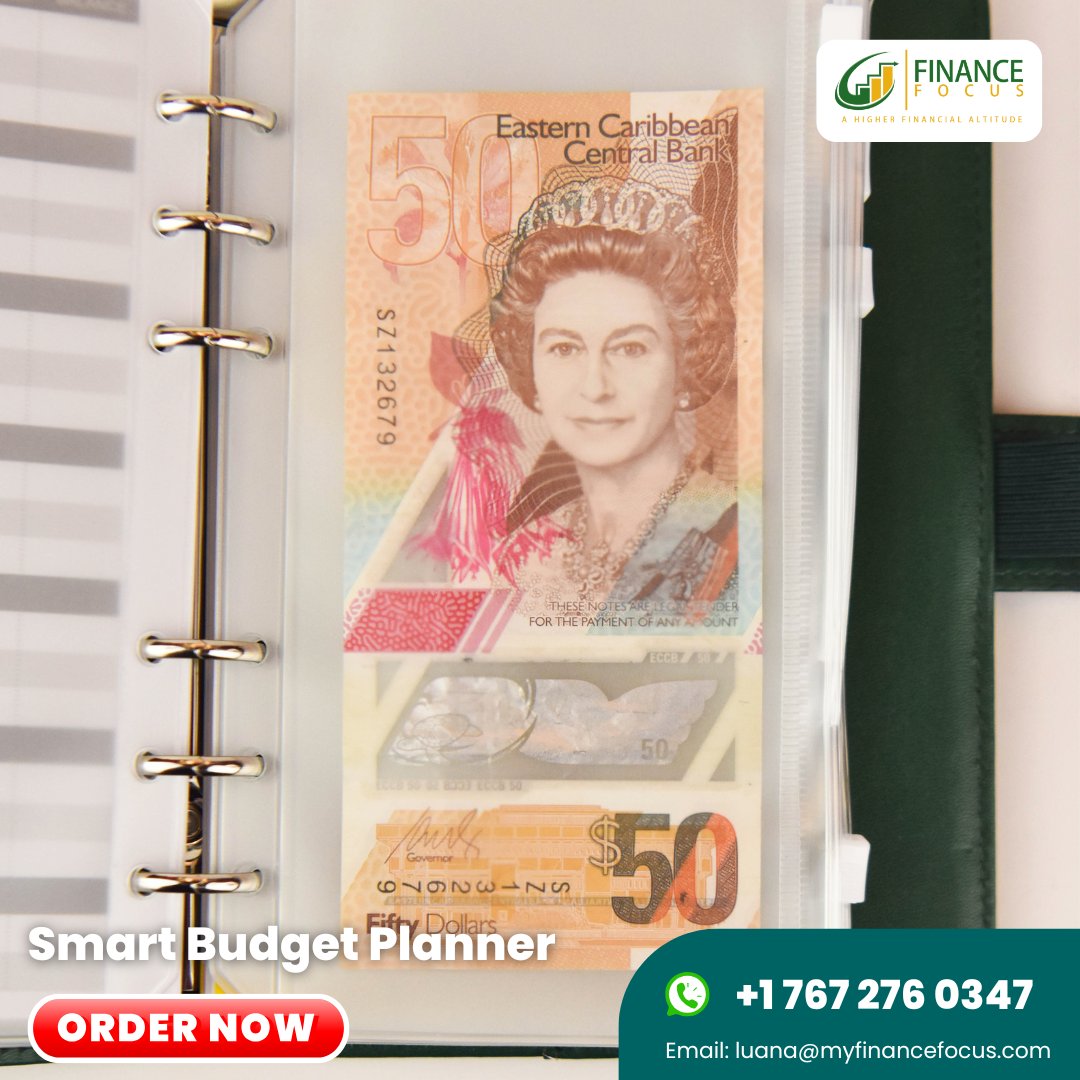 📒 Smarter Saving Starts Here!
Meet our Smart Budget Planners, available in bold colors. Perfectly designed to be your daily companion on the path to financial freedom. 💼

📲 Order via WhatsApp: +1 767 276 0347 | Email: luana@myfinancefocus.com

#Savings #Budget