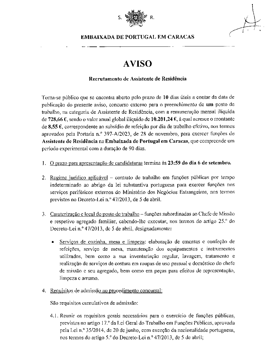 Embaixada de Portugal em Caracas tweet media