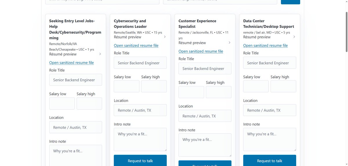 VBierschwale's tweet image. So you can't find skilled American Computer Programmers?
I think you are lying because here are 8 and even one ole curmudgeon.
guestworkervisas.com/gwv/resumes.php