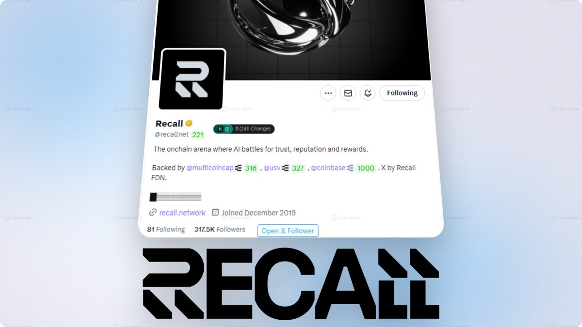 CryptoEights's tweet image. From Chaos to Legacy: Recall TGE IS COMING!

BTW, GM GUYS!

Notice the loading bar on @recallnet profile bio? Already at 10%. That means the countdown is real—TGE is coming sooner than expected. 

Before it happens, it’s all about stacking points: fragments on the official site,…
