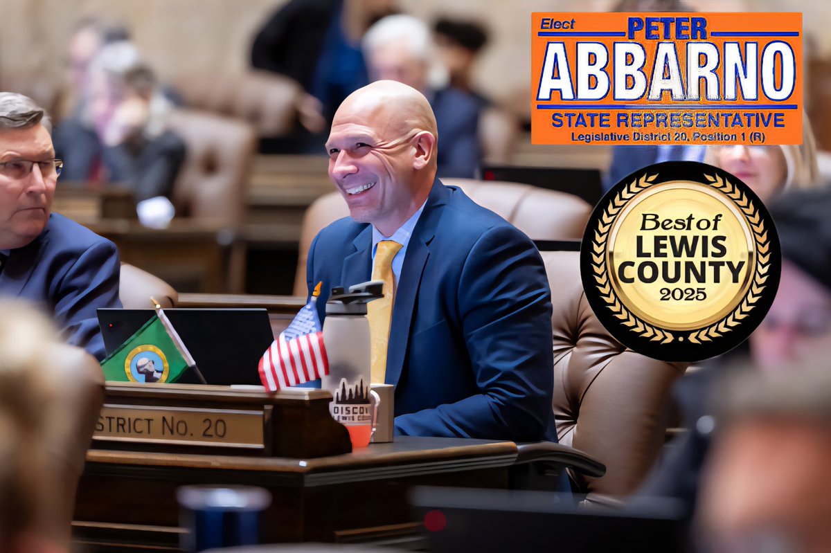 Thank you for your nomination as Best Elected Official in Lewis County 2025. 

It is an honor to be recognized alongside some of Lewis County’s best individuals, businesses, and organizations. 
         
Vote every day : chronline.com/stories/2025-b…