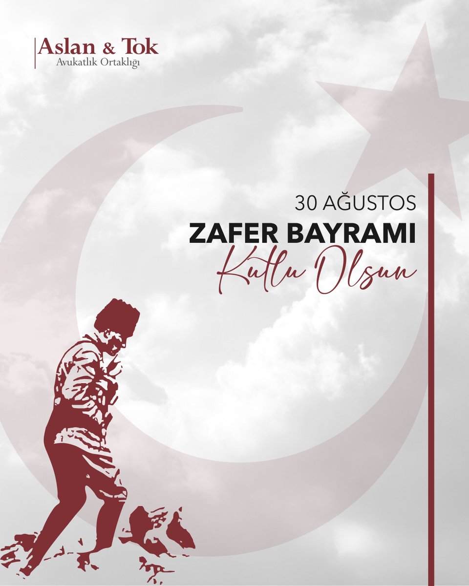 30 Ağustos Zafer Bayramı Kutlu Olsun.

#aslantok #30ağustoszaferbayramı