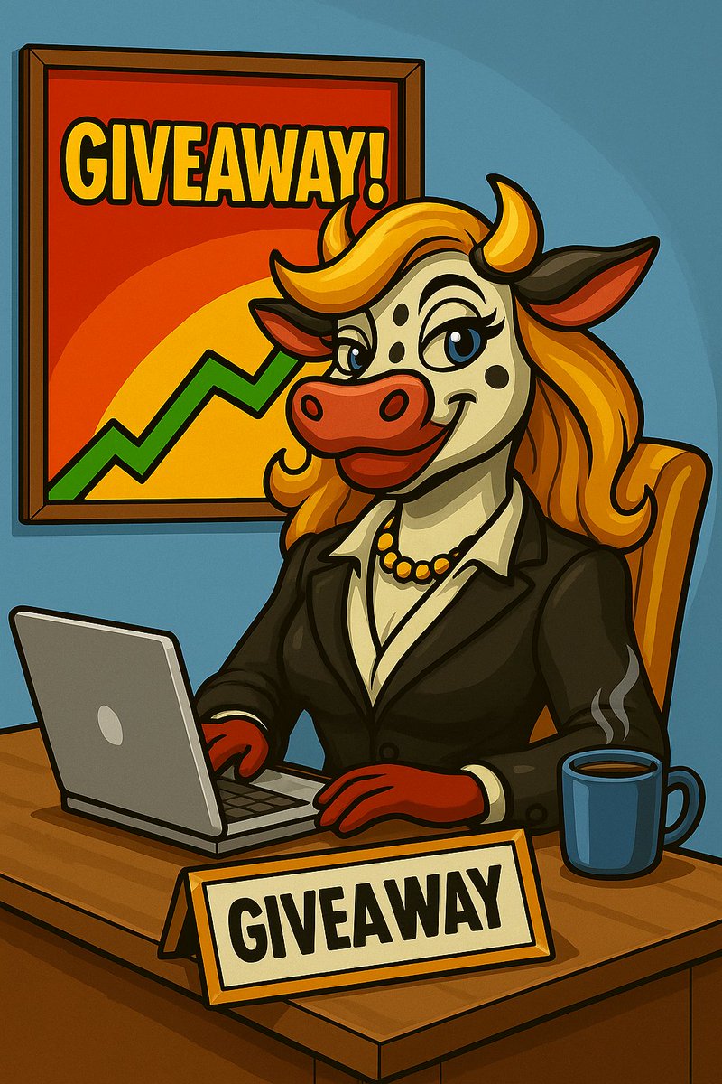 🎉🐮💜 $150 LADYMOO GIVEAWAY! 🎉
Want to win? Here’s how ⬇️
1️⃣ Follow <a href="/LadyMooCoin/">LadyMoo</a>  👀
2️⃣ Like this post ❤️
3️⃣ Repost 🔁
4️⃣ Tag 2 friends 👥
One winner will get $150 in LadyMoo 🚀✨
👉 Don’t miss out — join the herd: t.me/+wPFuuPrALk4yZ…
