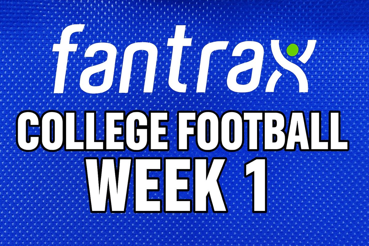 Fantrax's tweet image. Alright, let’s see those Week 1 College Fantasy Football lineups

Drop yours in the comments below!