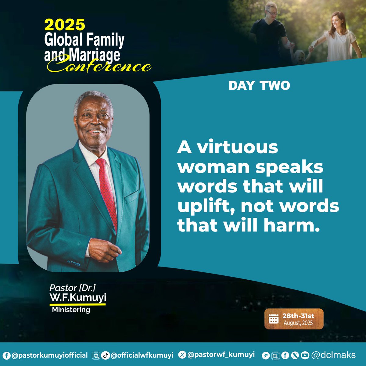 GLOBAL FAMILY AND MARRIAGE CONFERENCE 2025 || DAY 2 - FAMILY/ FAITH CLINIC || EXCERPTS

#dclmaks #PastorKumuyiSaid #Excerpts #globalfamilyandmarriageconference2025