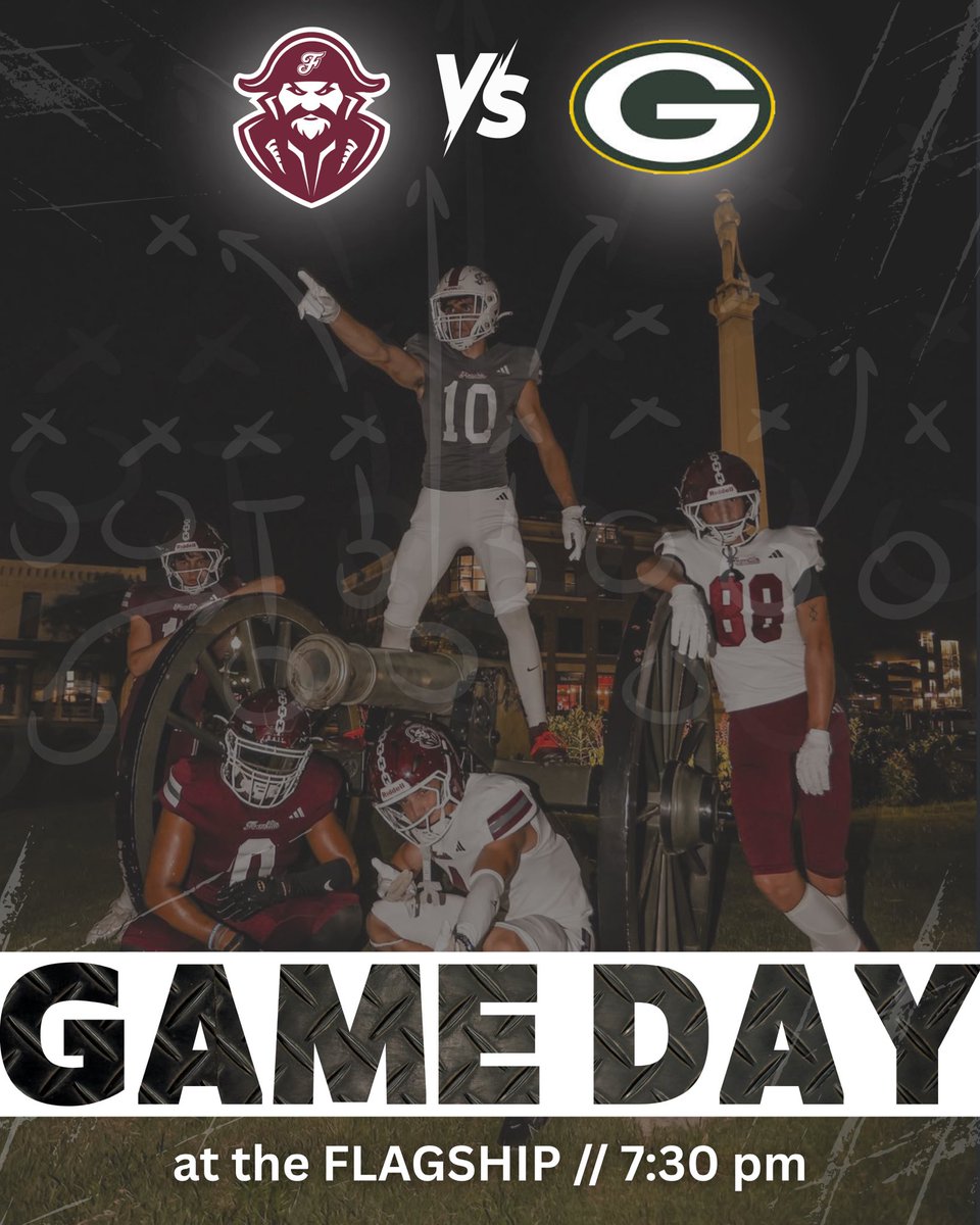 🏈 ADMIRALS 🏈

Home opener tonight. Kick off set for 7:30 pm. See y’all at the Flagship!

#GoAds #TheFlagship
<a href="/wcsFHS/">Franklin High School</a> <a href="/fhsflagship/">The Flagship</a>