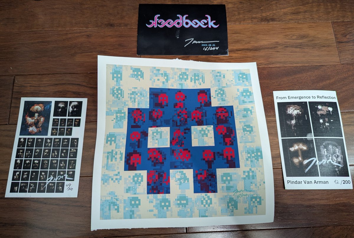 nacho_web3 (@imagine_sme) on Twitter photo I've been a collector of <a href="/VanArman/">Pindar Van Arman 💎</a> for a bit & he's always looking to reward his holders. One cool way is by sending postcards & physicals to them. The postal serv isn't always careful with his efforts, but it's amazing to be on the receiving end of this physical connection. I've been a collector of <a href="/VanArman/">Pindar Van Arman 💎</a> for a bit & he's always looking to reward his holders. One cool way is by sending postcards & physicals to them. The postal serv isn't always careful with his efforts, but it's amazing to be on the receiving end of this physical connection.