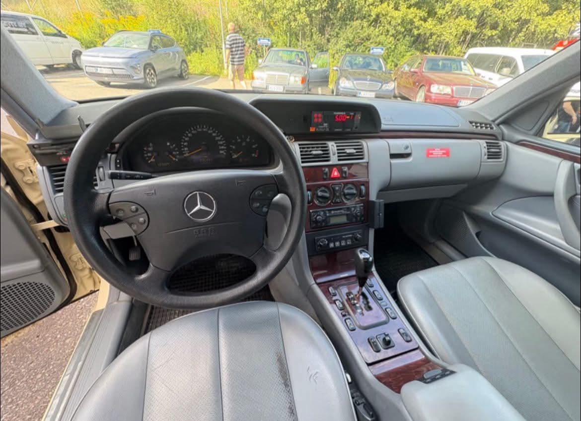 2002 Mercedes-Benz  E220 CDI 

The Taxi was imported to Finland from Hamburg, Germany.

Not even the Finnish DMV believed the
mileage, they thought it had 190 000 km on the clock but instead, the car had 2 190 000 km.

The engine is still original.
The automatic transmission got
