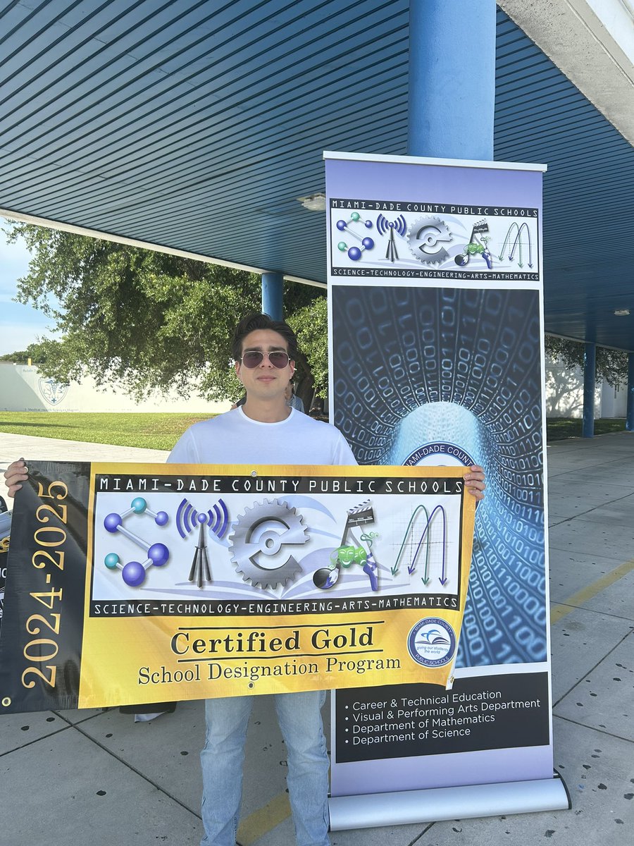M-DCPS STEAM (@mdcpssteam) on Twitter photo Congratulations <a href="/BisonofDoral/">Ronald Reagan/Doral</a> #MDCPSSTEAM Gold designation. #YourBestChoiceMDCPS Congratulations <a href="/BisonofDoral/">Ronald Reagan/Doral</a> #MDCPSSTEAM Gold designation. #YourBestChoiceMDCPS