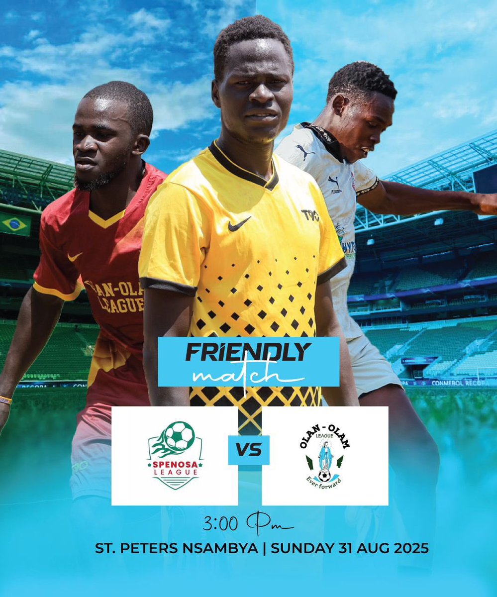 🚨 Friendly Fire Incoming! 🚨

This Sunday, football passion takes center stage as Spenosa League locks horns with Olam-Olam League in a thrilling friendly showdown! ⚽🔥