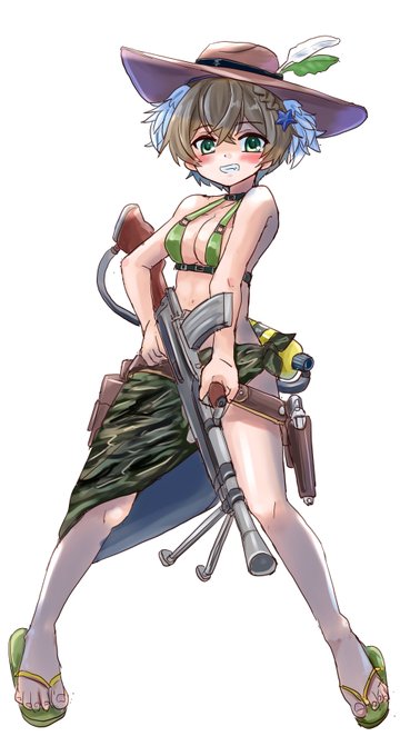 #アメリーヌえ
取り敢えず一旦色塗ってみた。背景とか細かいところとか一休みしてから仕上げてこうな。 