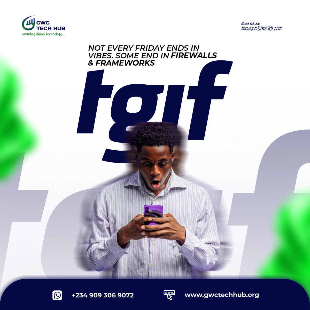 gwctechhub's tweet image. TGIF Alert!  Who&apos;s ready to level up their weekend?

At GWC Tech Hub LLC, we&apos;re celebrating another week of innovation and tech excellence!

Share with us how you&apos;re wrapping up the week and kicking off the weekend!

#TGIF #TechInnovation #GWCtechhub