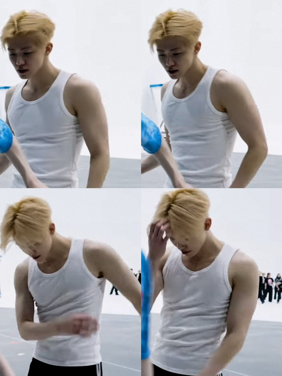 klao21's tweet image. อันเดอคัท ผมทอง เสื้อกล้าม กับหุ่นฮี กุตราย