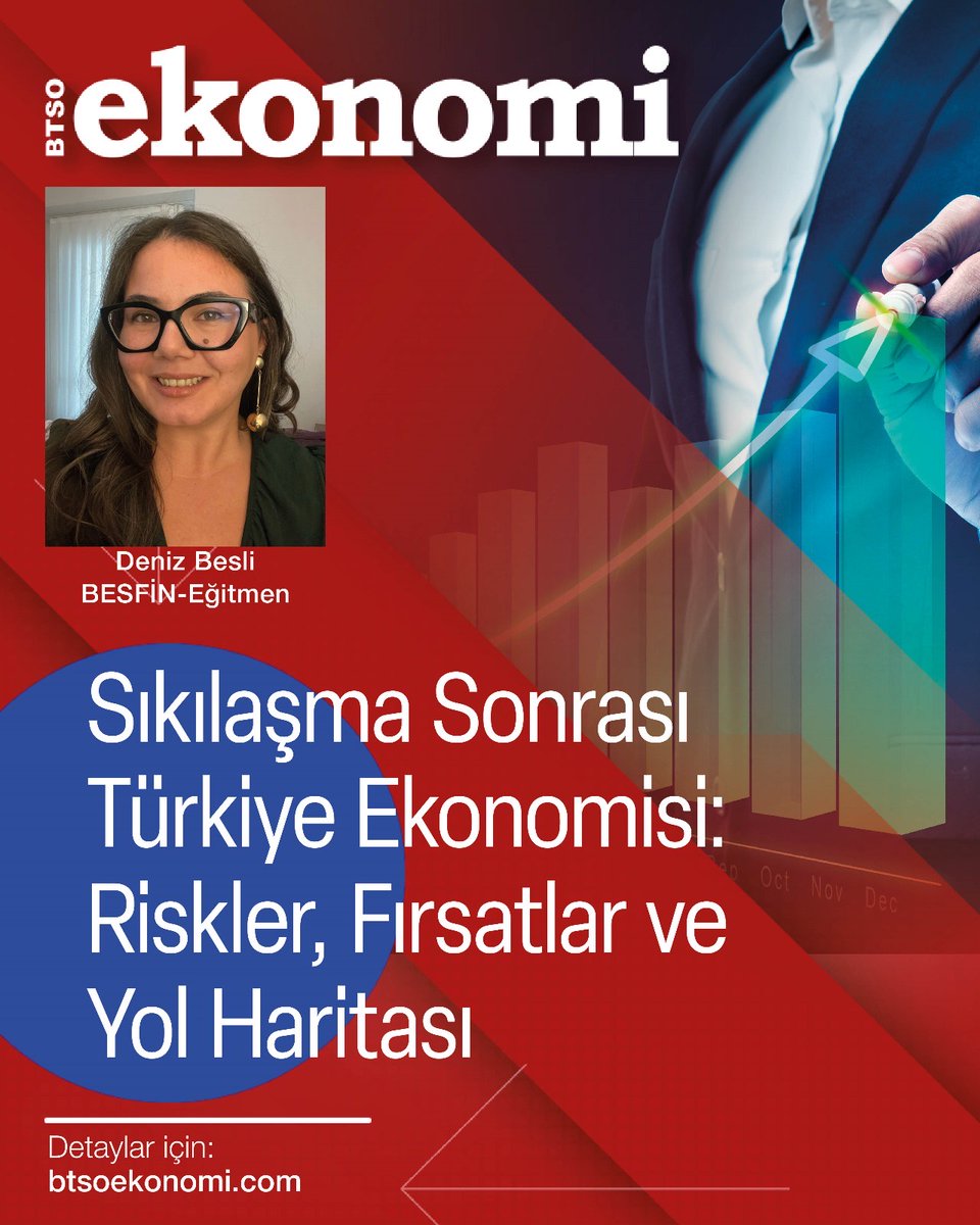 Deniz Besli'nin "Sıkılaşma Sonrası Türkiye Ekonomisi: Riskler, Fırsatlar ve Yol Haritası" Başlıklı Yazısını Okumak İçin ➡ l24.im/LDNa

#ekonomi #ticaret #ihracat