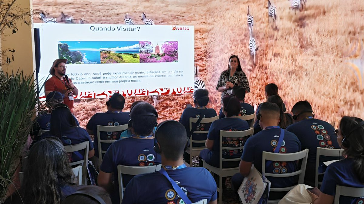 🇿🇦📈 Sense of Africa + Diversa Turismo = rising demand from Brazil!

Suzi Benadie showcased SA’s magic to 500+ agents — and bookings are booming.

🔗 Read more: tourismupdate.co.za

#SenseOfAfrica #SuziOnTour #SouthAfricaTravel #BrazilToSA