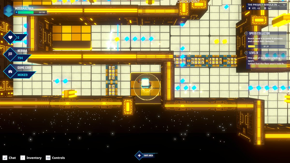 MisiaMalinka's tweet photo. 500+ Nebulas in 8 minutes! โก
Hereโs how my run felt: ๐คฏโก๐ช
Can you beat my emoji run? Show me yours!
Tagging @TheSandboxGame @Kash_voxels
I challenge @artifisyl @boobfull @_ChaiwatM @Harrisbigboy89 ๐
#ProjectNebula #Ethverse https://t.co/ApHPjMXkYc