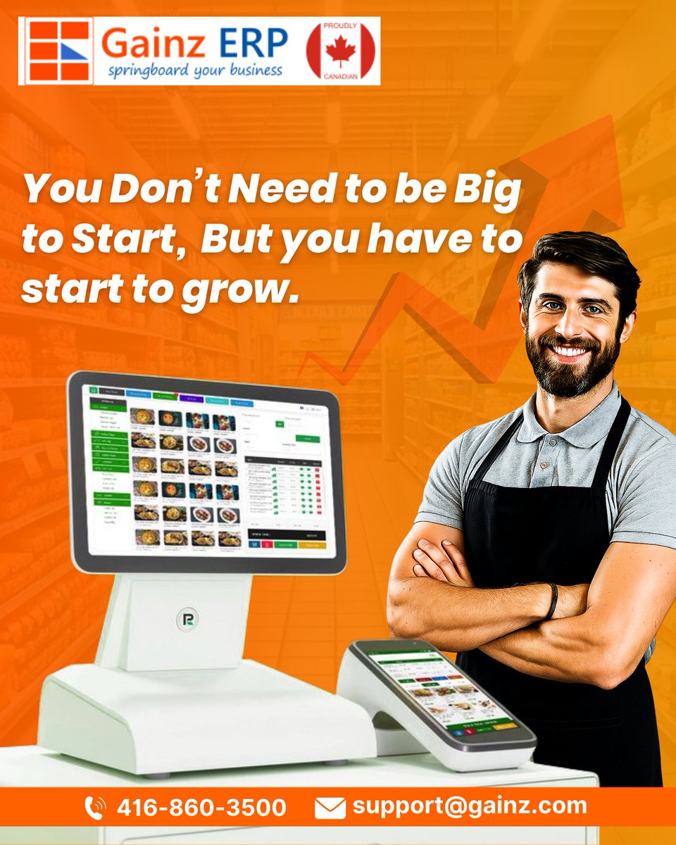 GainzErp's tweet photo. You don’t need to be big to start. But you have to start to grow. 🌱
Start smart with Gainz ERP — streamline, automate, and scale effortlessly.
#GainzERP #GainzRetail #BillingSoftware #RetailSoftware #erpsoftware #Softwareforretail #RetailManagement #AccountingSoftware https://t.co/pdT6fQSTZn
