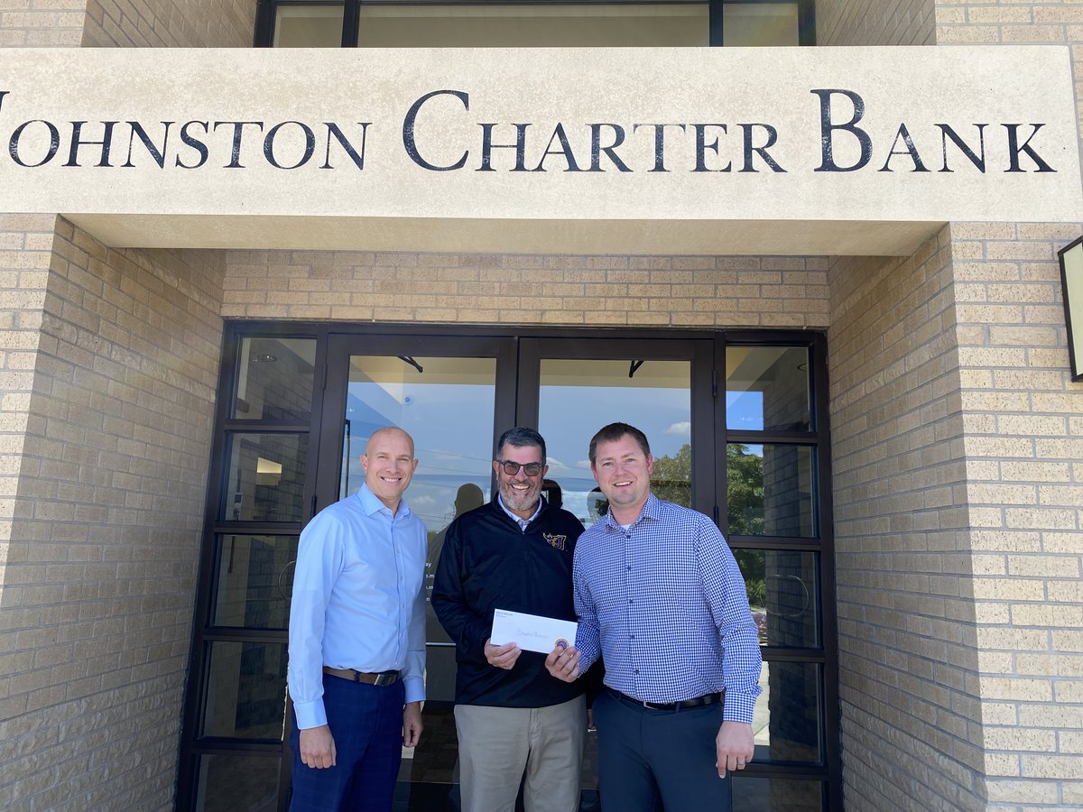 Thank you to our Titanium Business Sponsor Charter Bank for their continued and generous support of the Johnston Booster Club and our students.
