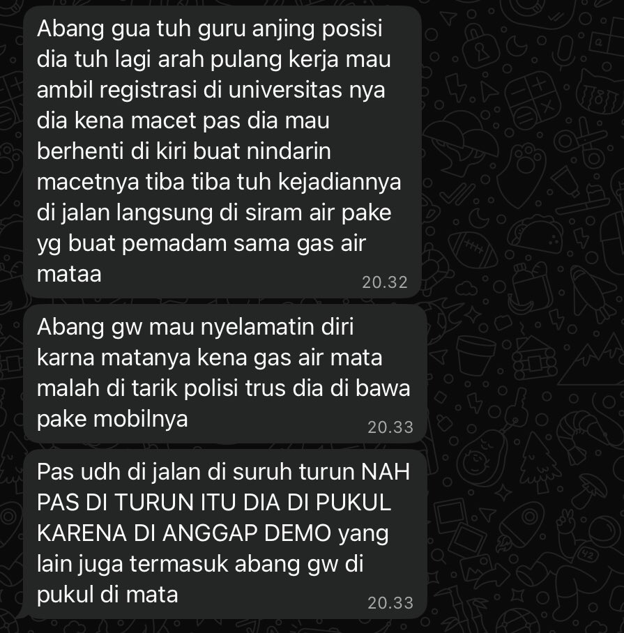 abang temen ku sendiri ya ampun 😞😞

#acab1312 #CukupSatuTahun