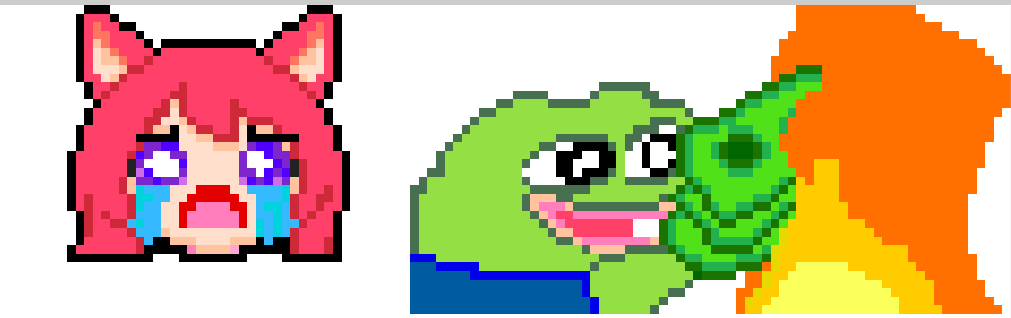 2 things i made for kitsu's Birthday pixleartcard #Artsunero #Artxigon #BurnKitsuMoney