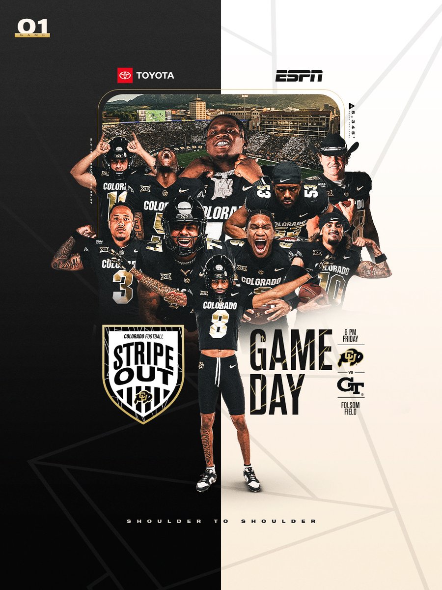 It's GAMEDAY at Folsom Field! 🦬🏈

Presented by <a href="/Toyota/">Toyota USA</a>