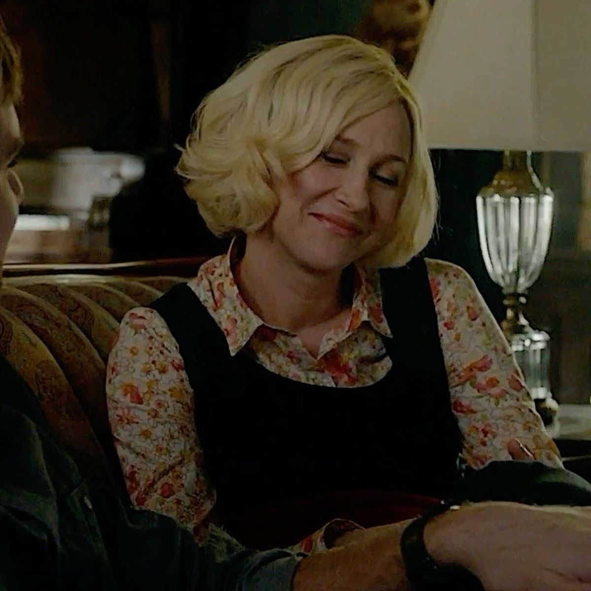 normerothinker's tweet image. she looked so happy :(