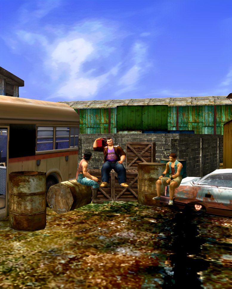 Sometimes you've got to just kick back with a couple of friends in an industrial wasteland. Grab a boombox, some old crates and a derelict bus, and you're guaranteed a good time!

#FridayFeeling #SEGA
#LetsGetShenmue4
