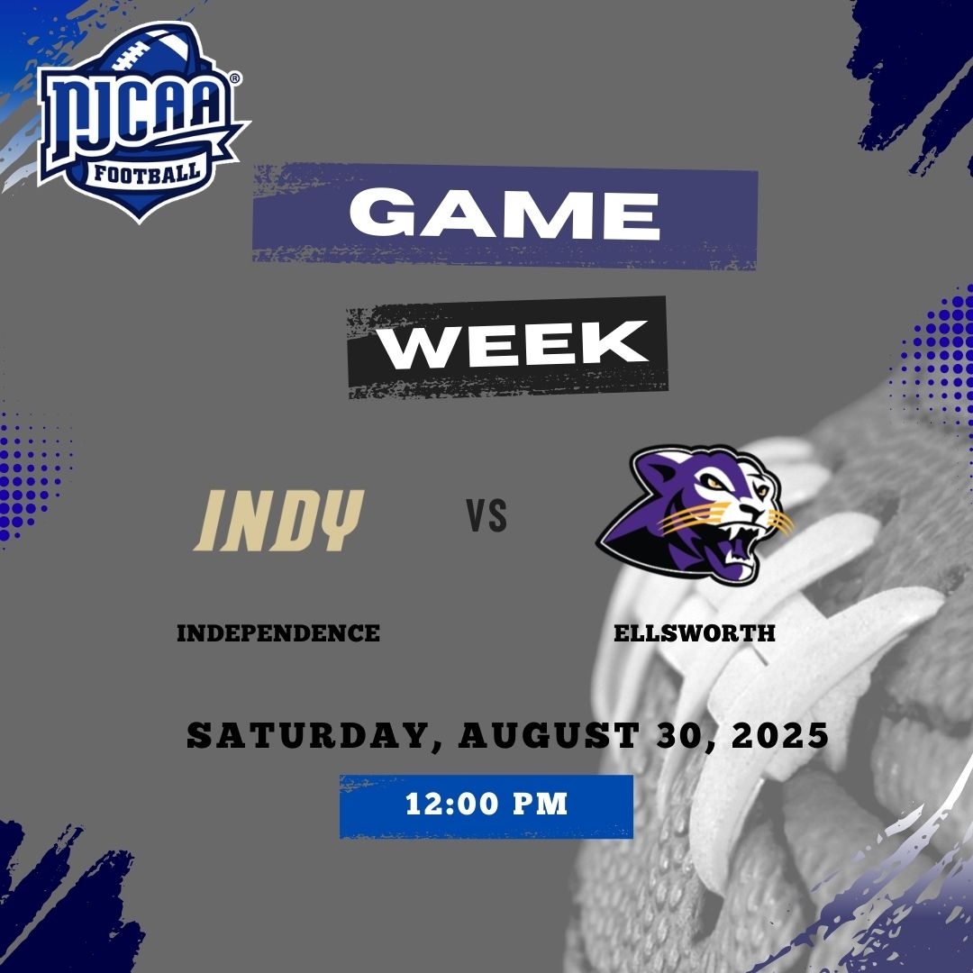12 :00 PM
Independence vs Ellsworth | JuCo FOOTBALL
🗓️ Saturday, August 30, 2025
🔗 The link to watch this match is in our bio!!
<a href="/Ellsworth_CC_FB/">Ellsworth CC Panther Football</a> <a href="/AthleticsECC/">Ellsworth CC Athletics</a> <a href="/CoachDHarperECC/">Coach D.Harper</a> <a href="/Will_james35/">William James</a> <a href="/CoachMJohnson0/">Melvindrick “MJayy” Johnson</a> <a href="/CoachWhiteECC/">Coach White 🇺🇸 ~ CSCS</a>