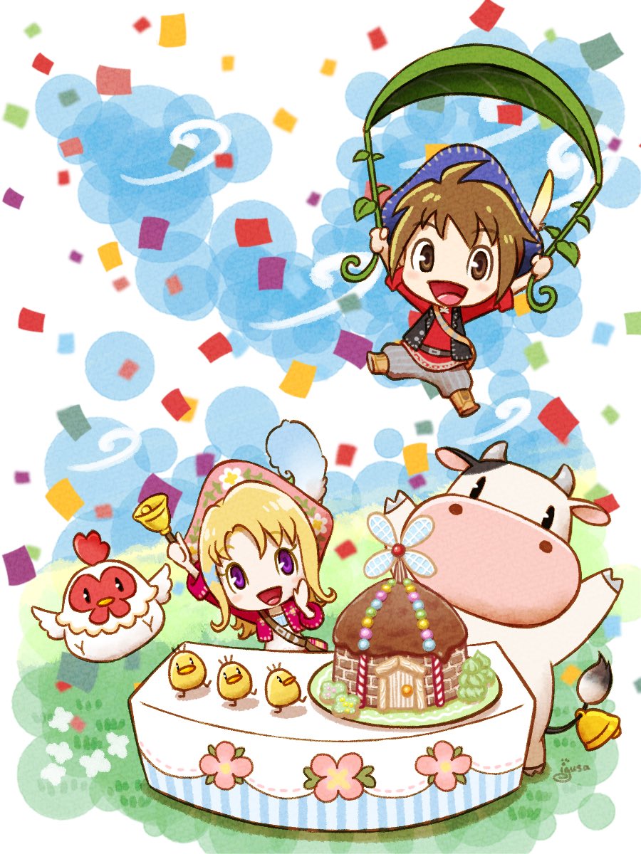 celebrating a successful launch! 🐮

thank you so much to you all for the support - it has been amazing and we’re so glad to see everyone enjoying themselves! 🤍 

artwork by Igusa Matsuyama. 🫶