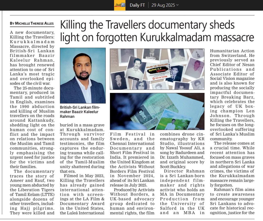 Baazir Kaleelur Rahman tweet media