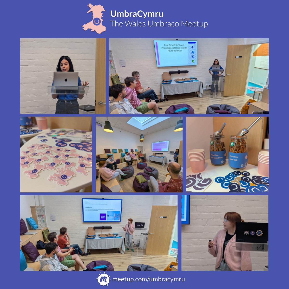 We had a brilliant <a href="/umbraco/">Umbraco HQ</a> meetup yesterday at <a href="/Method4Ltd/">Aspire Systems Cardiff (Method4)</a> <a href="/AspireSystems/">Aspire Systems</a>! 🙌

Thank you to everyone who attended, and a massive #H5YR to our amazing speakers Navya Sinha and Lili Rossiter!

#UmbracoMeetup #Meetup #Umbraco #dotnet #usergroup #webdev #azure #Cardiff