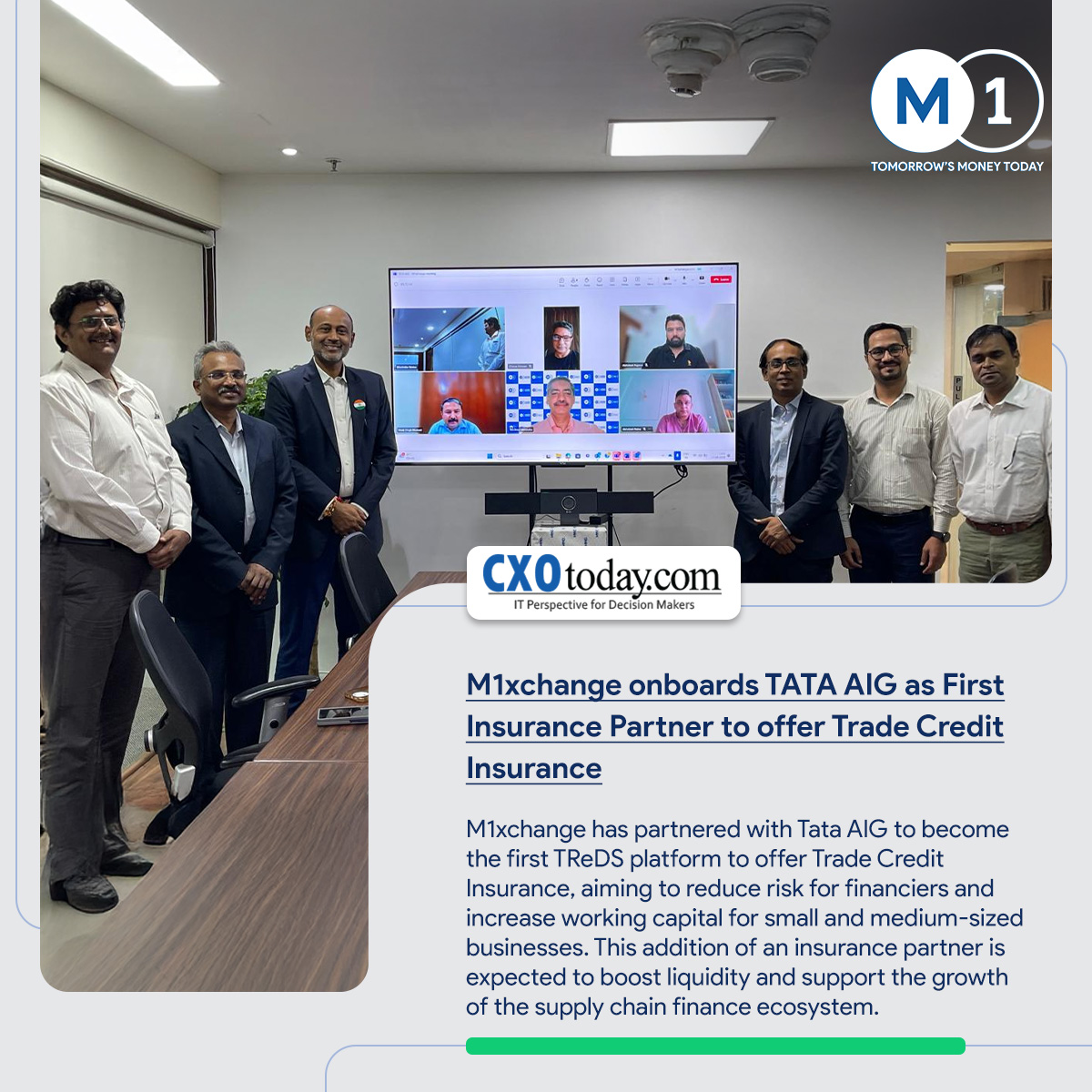 M1xchange's tweet image. Another edition of the #M1xchange Weekly Wrap is here!
From TATA AIG joining as our first insurance partner to MSME policy updates, export challenges & festive supply chain prep — catch the key highlights shaping trade & MSMEs.
#MSMEs #TradeFinance #WeeklyWrap