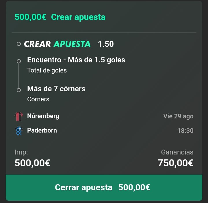 BankerTips_'s tweet photo. ⚽️⚽️ BUNDESLIGA II🇩🇪🏆

ℹ️ PRONÓSTICO : Más de 1,5 goles y más de 7 córners en el partido 

🛫CUOTA 1.50 | STAKE 3
https://t.co/bLe2UelogK https://t.co/OX1aDNxbgG
