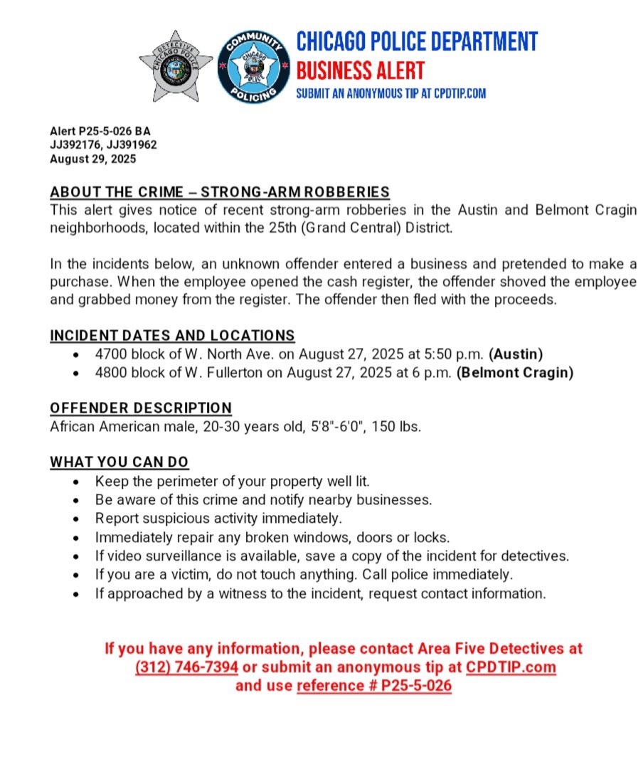 Tom Ahern (@tahern_) on Twitter photo STRONG ARM ROBBERIES <a href="/CPD25thDistrict/">cpd25thdistrict</a> <a href="/Area5Detectives/">Chicago Police Area 5 Detective Division</a> CPDTIP.COM #ChicagoPolice STRONG ARM ROBBERIES <a href="/CPD25thDistrict/">cpd25thdistrict</a> <a href="/Area5Detectives/">Chicago Police Area 5 Detective Division</a> CPDTIP.COM #ChicagoPolice