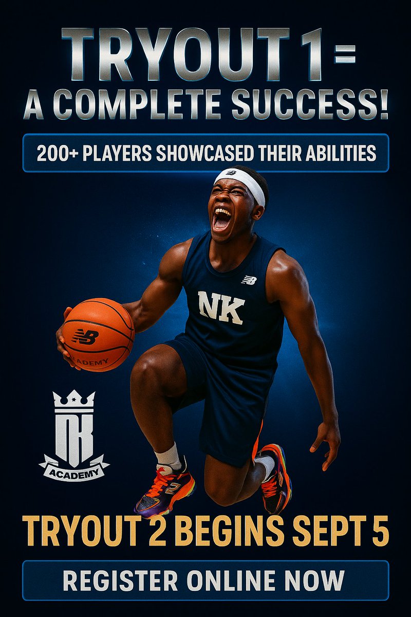 🙌 Congrats to those who were selected to advance!

💡 And for those who didn’t — remember: every tryout = a new opportunity.mailchi.mp/kingnationbask…