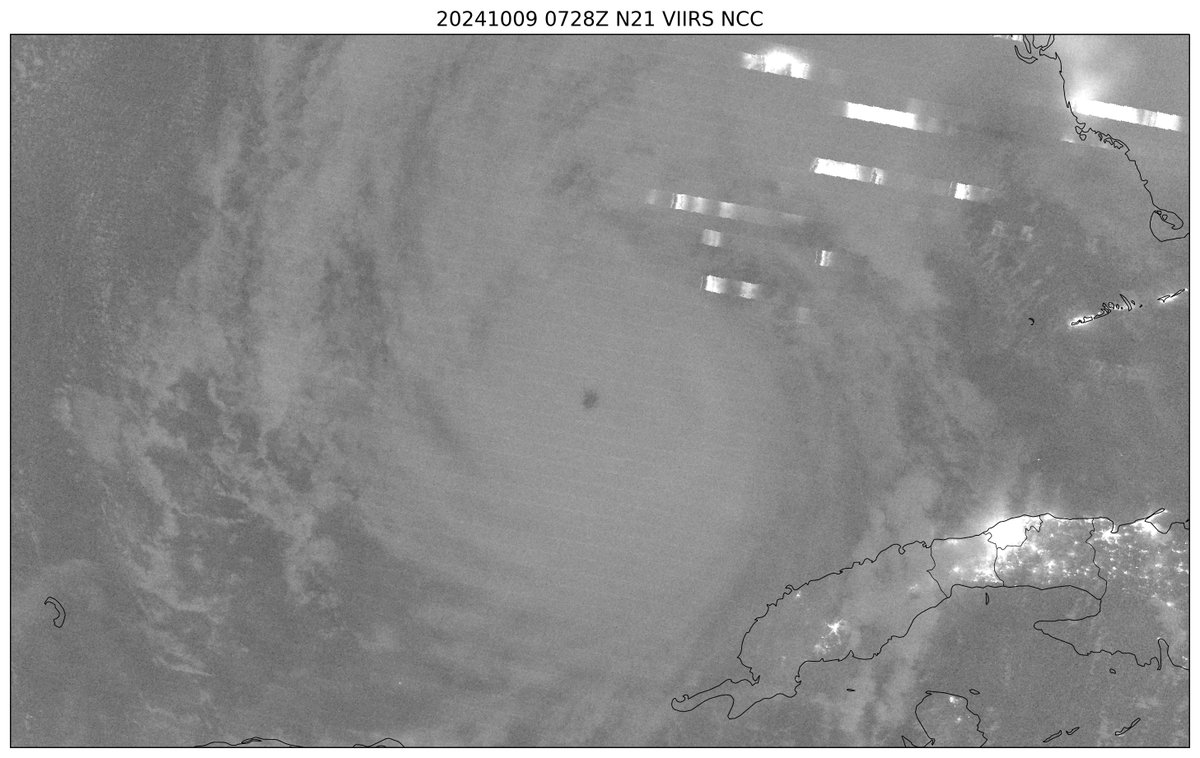 JPSSProgram's tweet image. This #NOAA21 satellite view from Oct. 9, 2024 shows Hurricane Milton near Cuba.
Twenty years after Hurricane Katrina, JPSS instruments represent significant advancements, providing forecasters with critical data to track and predict storms.
More in this #EarthFromOrbit video:…