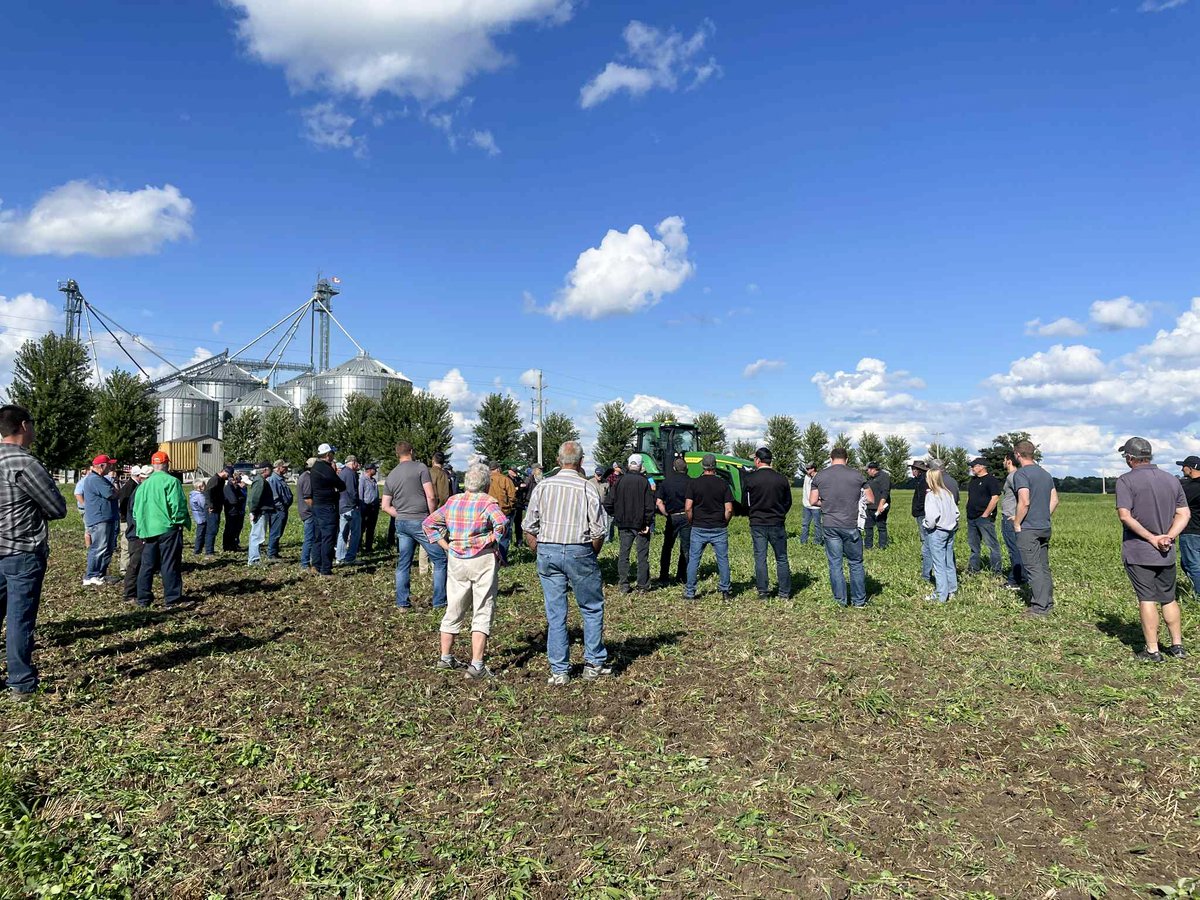 🌱 UTRCA was excited to join the Middlesex Soil &amp; Crop Summer Tour in Strathroy! 

We teamed up with both <a href="/LTVCA/">Lower Thames CA</a> and <a href="/stclairregionca/">St Clair Conservation</a>  🤝 to share details about our Phosphorus Reduction Programs, available to farmers and landowners in our areas. 

 thamesriver.on.ca/landowner-gran…