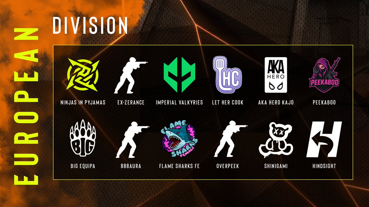 ESLImpact's tweet image. ALL teams are READY and rearing to go for #ESLImpact Season 8 🔥
Find who you'll be cheering for in all 3 regions 👇