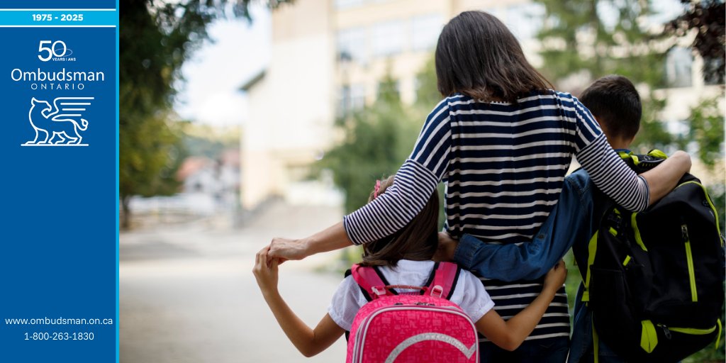 Ontario Ombudsman (@ont_ombudsman) on Twitter photo Back-to-school season is here! If you’re a student or parent having issues with school board registration, busing, special education or more, we can help. Our services are free and confidential. 
Learn more: ombudsman.on.ca/en/make-compla… Back-to-school season is here! If you’re a student or parent having issues with school board registration, busing, special education or more, we can help. Our services are free and confidential. 
Learn more: ombudsman.on.ca/en/make-compla…