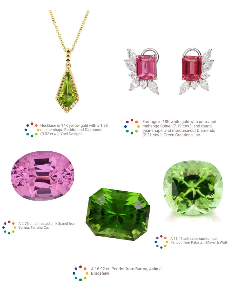 As August winds down, we look back at the vibrant beauty of its birthstones, Peridot and Spinel. 💚✨
From the fresh, green glow of Burmese Peridot to the vivid pinks of untreated Spinel, this month was a celebration of bold color and natural brilliance.#AugustBirthstone